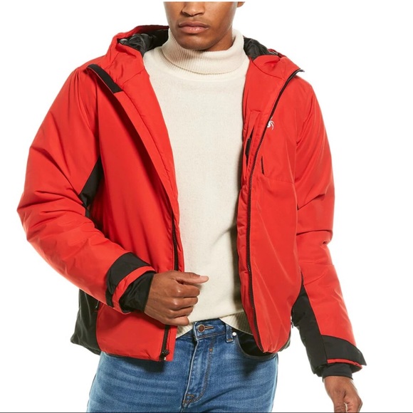 NEW • Spyder • Mens City to Slope Winter Jacket Red Black M / L Ski Wear - Picture 3 of 6